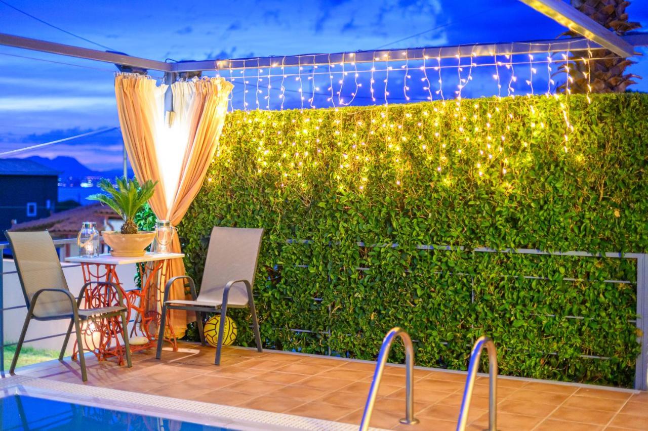 Cozy Small Smart Villa With Private Pool Mikri Mantineia Kalamata Exterior foto